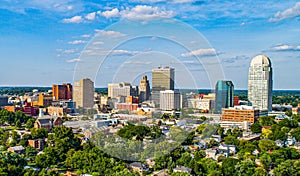 Downtown Winston-Salem, North Carolina NC Skyline Panorama