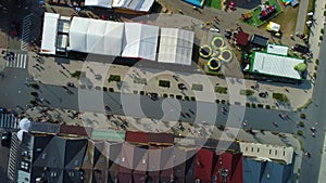 Downtown Wladyslawowo Morska Centrum Aerial View Poland