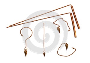 Dowsing rods and pendulum