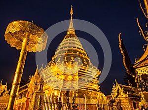 Doy Suthep is the great landmark of Chaingmai, Thailand.