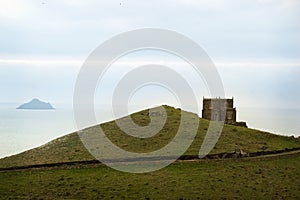 Doyden Castle where Mrs. Tishell kidnapped Doc Martin`s baby in t.v. show in Cornwall, England.