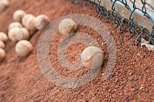 Dozens of baseballs