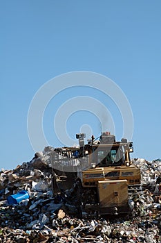 Dozer at Landfill