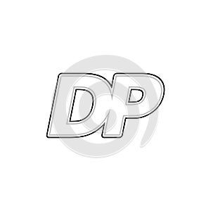 DP Initial Letter Logo Icon