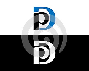 DP And PD letter minimalist logo