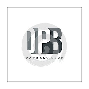 DPB Vector Logo Template - Creative Icon for Initial Letters D, P and B