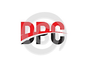 DPC Letter Initial Logo Design Vector Illustration