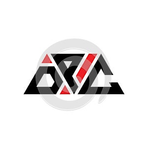 DPC triangle letter logo design with triangle shape. DPC triangle logo design monogram. DPC triangle vector logo template with red