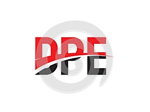DPE Letter Initial Logo Design Vector Illustration photo