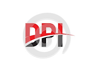 DPI Letter Initial Logo Design Vector Illustration photo