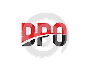 DPO Letter Initial Logo Design Vector Illustration photo