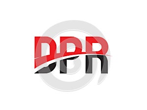 DPR Letter Initial Logo Design Vector Illustration photo