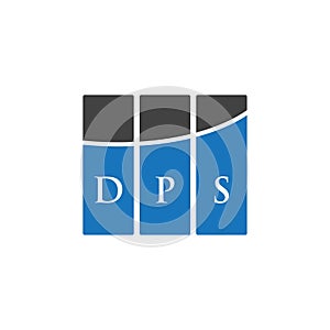 DPS letter logo design on WHITE background. DPS creative initials letter logo concept. DPS letter design photo