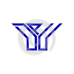 DPU letter logo creative design with vector graphic, DPU