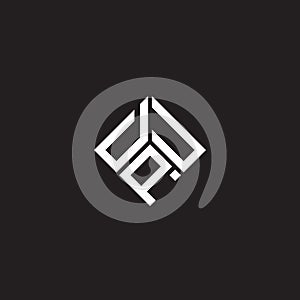 DPU letter logo design on black background. DPU creative initials letter logo concept. DPU letter design