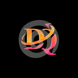 DQ aerospace creative logo design