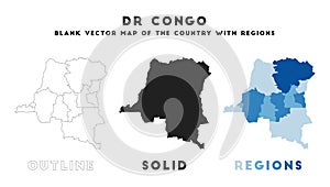 DR Congo map.