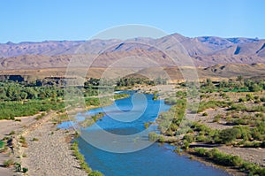 Draa river in Morocco