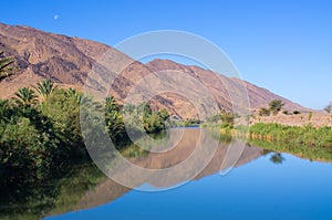 Draa river in Morocco