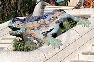 Dracon-lizard - Barcelona's symbol in Guell park.