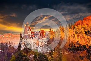 Dracula castle of Bran, Romania photo