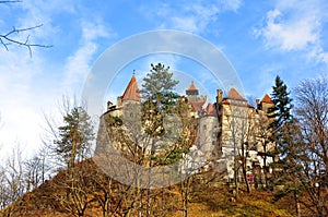 Dracula castle in transylvania