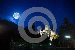 Dracula Medieval Bran castle in Romania