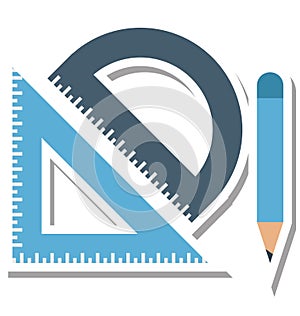 Drafting Isolated Vector Icon Editable