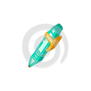 drafting pencil architectural drafter isometric icon vector illustration