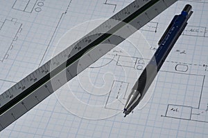 Drafting tools with drawing