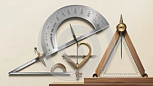 Drafting Tools Still Life