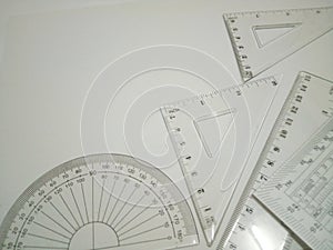 Drafting tools are on white background 1