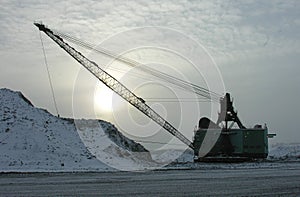 Dragline at Dawn