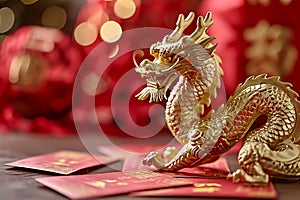 Dragon art background of Chinese New Year festival