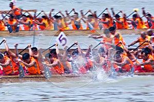 Dragon boat festival in Guangzhou China