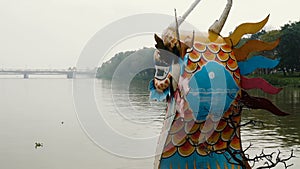 Dragon boat on the Perfume River