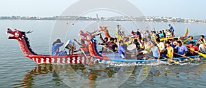 Dragon boat race in bhopal