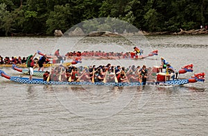 Dragon Boat Race on the Potomac