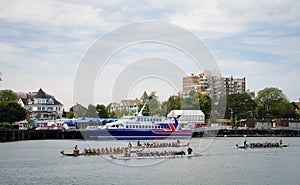 Dragon Boat Races at Victoria, British Columbia