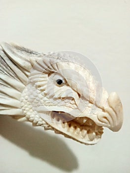 Dragon Bone handle handicraft scupture