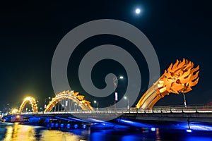 The Dragon Bridge in Da Nang, Vietnam