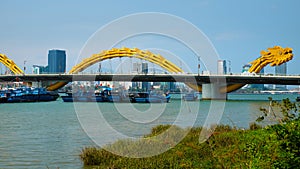 Dragon bridge, Han river, Da Nang, Vietnam