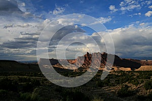 Dragon Canyon in Utah. Clear sunny weather, beautiful landscape.