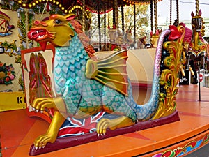 Dragon on a carousel