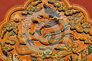 Dragon Ceramic Decoration Forbidden City Beijing