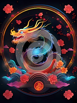 Dragon of Chinese New Year 2024