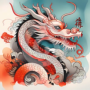 Dragon of Chinese New Year 2024