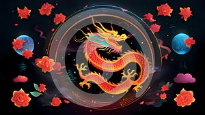 Dragon of Chinese New Year 2024