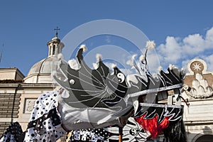 Dragon in the Chinese New Year