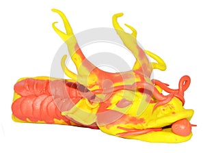 Dragon chinese plasticine model